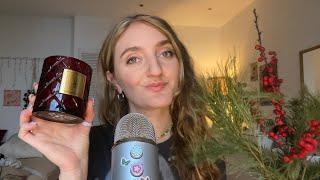 ASMR with Christmas triggers manifestation for the new year  mental health ramble