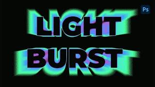 How to Make a Light Burst Text Effect in Photoshop