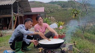 Nhu and Hoang's process of building a life at home.