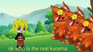 who's the real one meme }ft. naruto  and kurama