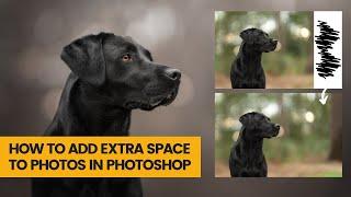 How to add space in Photoshop to your images... x2 examples