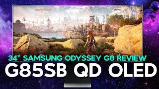 Samsung G85SB 34" QD OLED Review | G8 Odyssey Monitor