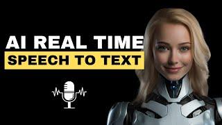 INCREDIBLE Fast AI Real Time Speech to Text Transcribtion -  Build From Scratch