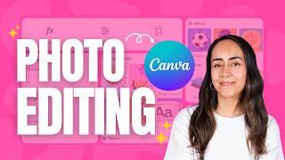 How to Edit & Transform your Photos in Canva  | Beginner's Guide