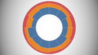 Tableau with Music / Radial Stacked Bar Charts