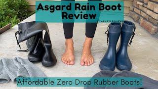 Asgard Rain Boot Review - Affordable Zero Drop Rubber Boots!