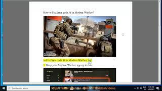 Fix Error code 38 in Modern Warfare on Windows 10/Xbox/PS5/PS4