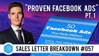 50 Proven Facebook Ads Analyzed - PART 1 | Swipe File compiled by Matt Dye (Proven Ads 57/100)