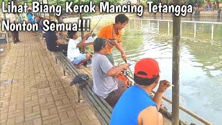 Gila Ikan Galau Tetap Burusut, Lihat Om Biang Kerok Mancing Lagi Di Empang Telo.