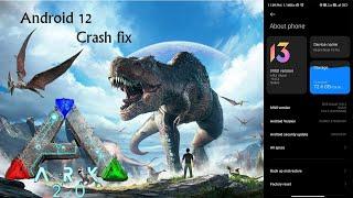 ARK Mobile | How to fix game crash problem | on Android 12 | MIUI 13 | 2022 New trick | 100% working