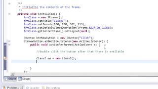 Java - Click Button and Open New Window - eclipse