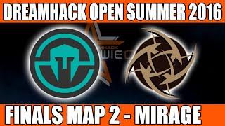 NIP vs Immortals | Grand Final Map 2 (Mirrage) DreamHack Open Summer 2016 (20th June 2016)