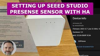 Seeed Presence Sensor setup with Home Assistant