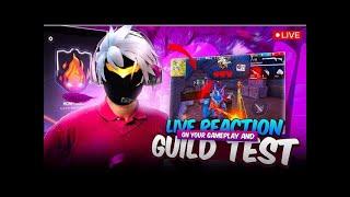 ROAD TO 40K  1v1 GUILD TEST | TEAM CODE GIVEAWAY | #freefirelive #gyangaming #nonstopgaming