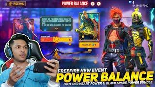 New Power Balance Event I Got Flashing Spade Bundle & I Got Blazing Heart Bundle Garena Free Fire