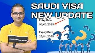 Unpredictable stay period for Saudi visa | plan departure accordingly | Update 8 Feb 2025