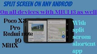 Enable split screen on MIUI 13 all MIUI devices