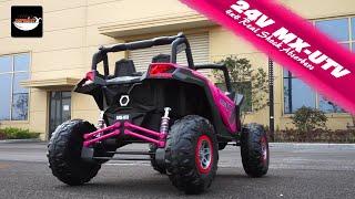 Sopbost 24 Volt UTV-MX 2000 - Electric Ride-on Toys - 2023 2x200W Version with EVA Tires