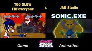 TOO SLOW LULLABY Sonic.exe VS Hypno | GAME x FNF Animation