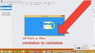 c# fetch or filter combobox to combobox in .net sql