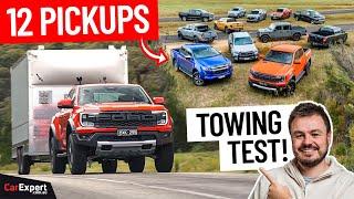 Pickup towing test: Top 12 trucks compared in tough ute tests to find the best!