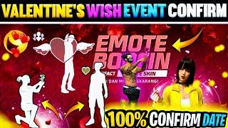 Rose Emote Return Date | Valentine's Day Wish Event | I Heart You Emote Return Kab Aayega