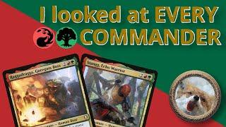 I Looked at Every Single Commander, Here Are the Most Interesting Ones: Red Green Edition