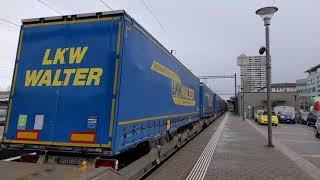 4K Freight Trains / Güterzug around Pratteln (Switzerland) - 09/03/20