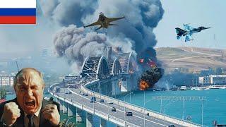 1 минуту назад украинский истребитель F-16 сбросил 10-тонную бомбу на Крымский мост