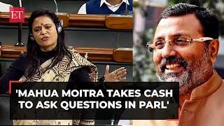 Mahua Moitra takes cash to ask questions in Parliament, alleges BJP MP Nishikant Dubey