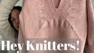 Hey Knitters! A big FO and lots of Gift Knits!