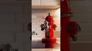 Fire Up Your Morning!  The Fire Hydrant Espresso Machine