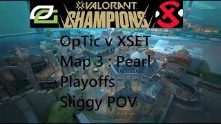 Optic V XSET Map 3 Pearl Playoffs CHAMPIONS Sliggy FULL VOD