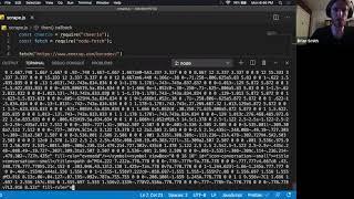 Brian Smith | Intro to Web Scraping with cheerio (JS)