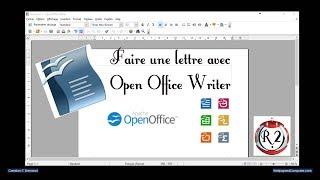 Open Office writer - faire une première lettre