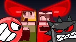 We INVADED Red Ball 4 and Fought IN THE CAVES (Animation)