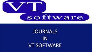 journals in vt software | opening balances in vt software | vt software tutorial #vtsoftware