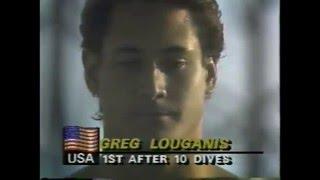 Olympics - 1984 Los Angeles - Diving - Mens Springboard - Final Dive   imasportsphile