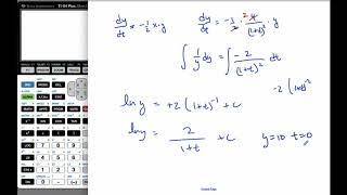 IB MAI HL - 11.07.3 Separable Differential Equations Example