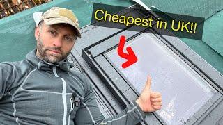 Cheapest Skylight roof window in the UK - unboxing and installation review.