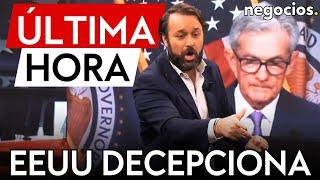 ÚLTIMA HORA | Decepción en EEUU ante el PIB: la economía crece menos de lo esperado