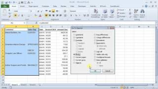 Excel - Fill in empty cells with data from the cell above