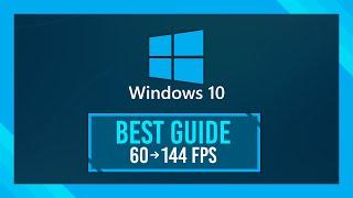 Ultimate Windows 10 Gaming Performance Optimization Guide + GIVEAWAY [SPON]