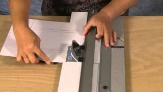 How to Cut and Offset Corner Mat with LOGAN mat cutting equipment