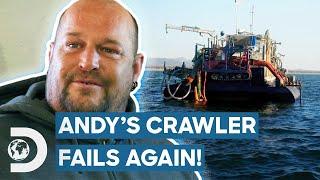 While Kris Kelly Hits Premium Pay Dirt, Andy's Crawler Operation Fails Again! | Gold Divers