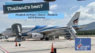 Is this Thailand’s best airline? | Bangkok Airways A319 Economy Class Review | Koh Samui - Bangkok