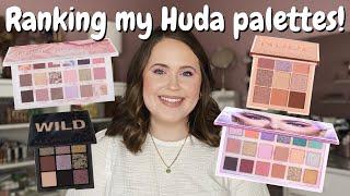 RANKING ALL MY HUDA BEAUTY PALETTES