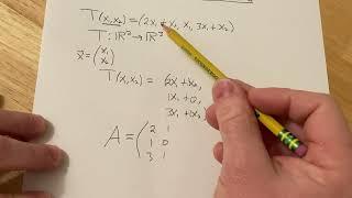 How to Find the Matrix of a Linear Transformation