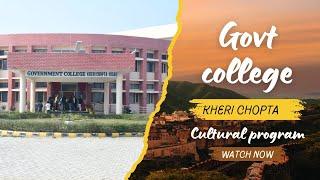 Govt college kheri Chopta Hisar  Cultural program  dance performance #kherichopta