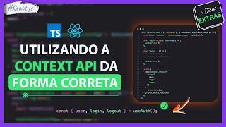 A Context API é um state management?! A forma CORRETA de utilizar a CONTEXT API do React.js